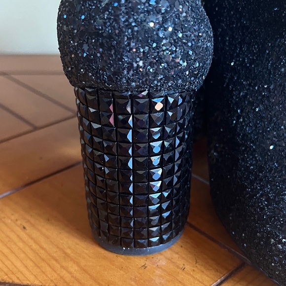 Michael Kors Black Sparkle Ankle Booties - Picture 5 of 7